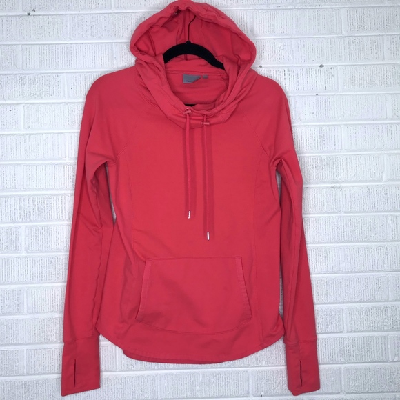 Athleta Tops - Athleta Sentry Hoodie Coral Pink XSmall XS